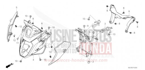 PANNEAU SUPERIEUR CB500FAR de 2024